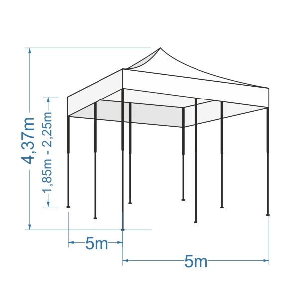Namiot ekspresowy 5x5